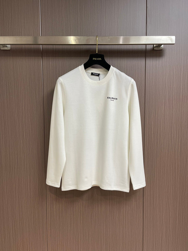 Side profile view of Balmain luxury piece style No.048