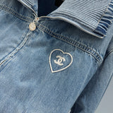 Chanel Denim Jacket detail shot – authentic designer craftsmanship