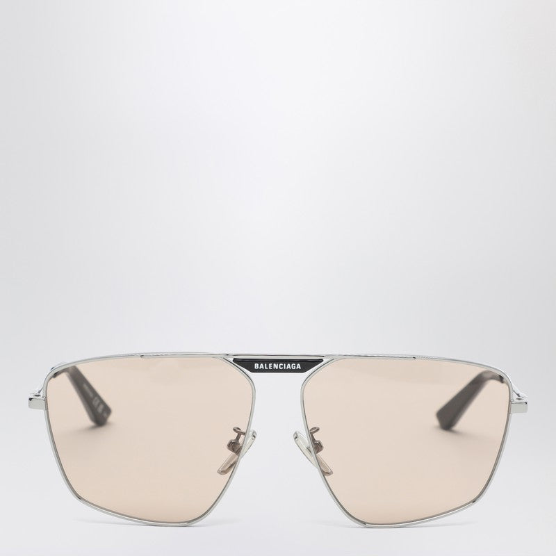 Balenciaga Sunglasses? Balenciaga Tag 2.0 Navigator Light Brown Sunglasses Women Luxury Designer UV Sunglasses
