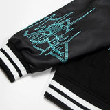 Side profile of Louis Vuitton luxury clothing with label-forward styling