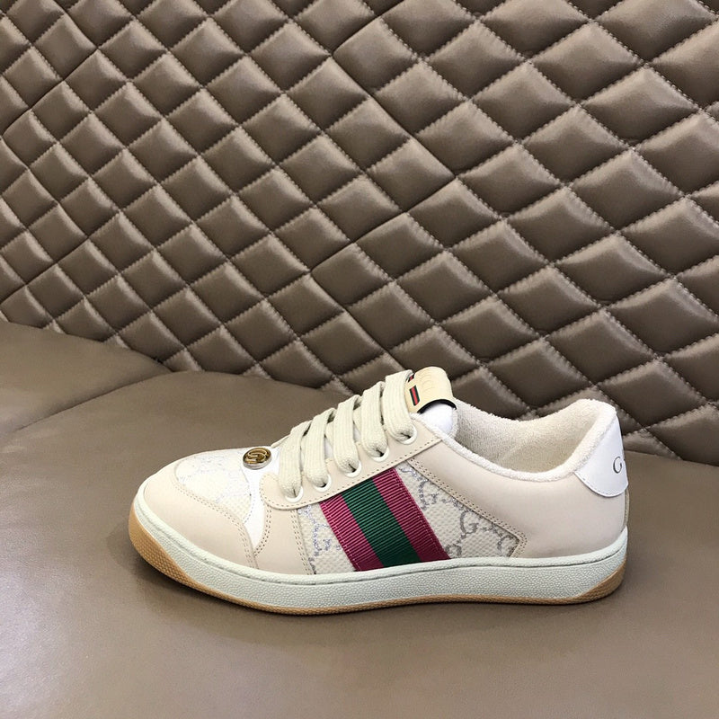 Gucci bold contrast luxury sneakers view 6 minimalist modern build