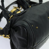 Chloe designer handbag leather closeup detail