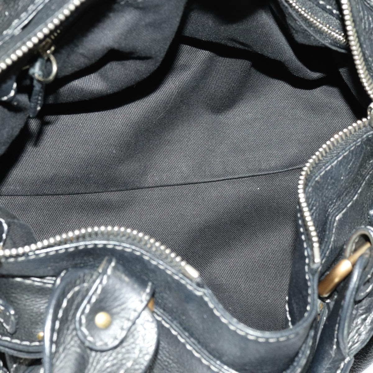 Side view of Chloe handbag Black premium designer bag