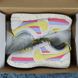 Nike Designer sneakers in crisp white heritage-inspired look front view