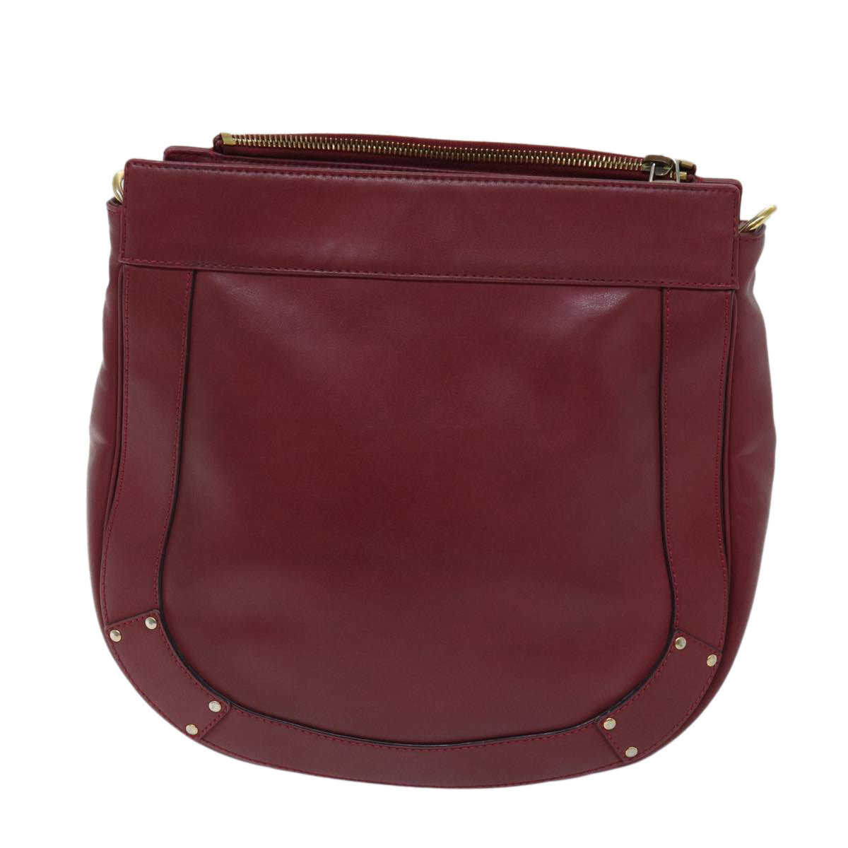 Aelventis elegant leather Shoulder Bag top view