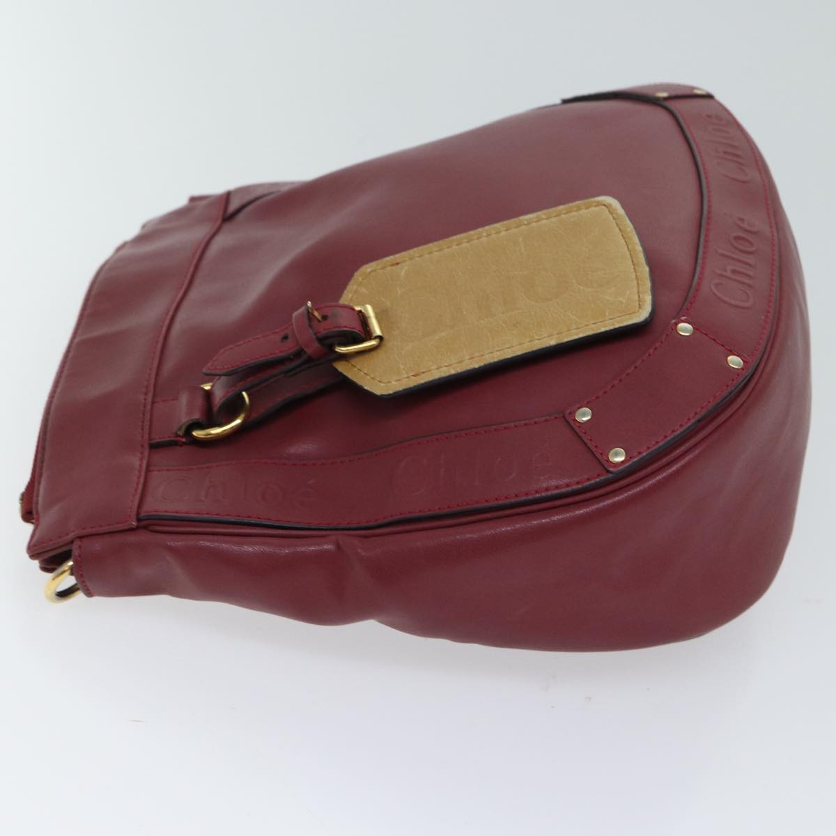 Aelventis elegant leather Shoulder Bag top view
