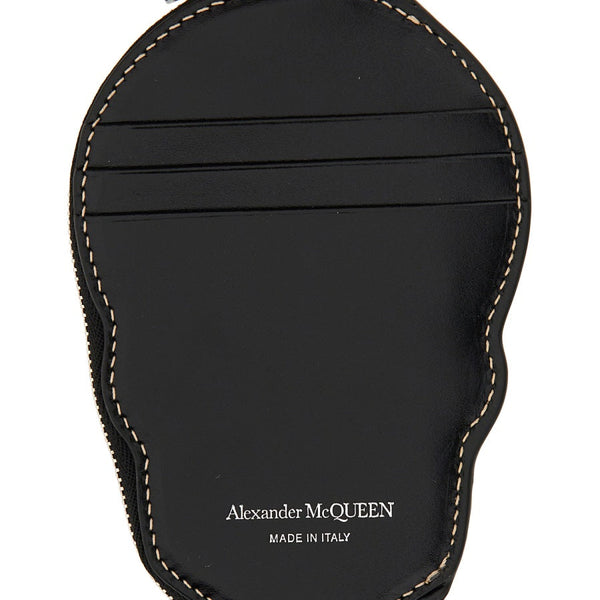 Alexander McQueen premium wallets detail and craftsmanship close-up