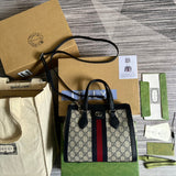 Side profile of sleek refined women's handbag – women's luxury accessory