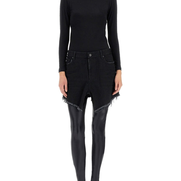 Balenciaga Skirts? BALENCIAGA Chic Women's Mini Skirt with Belt Loops Chic Everyday Designer Skirt