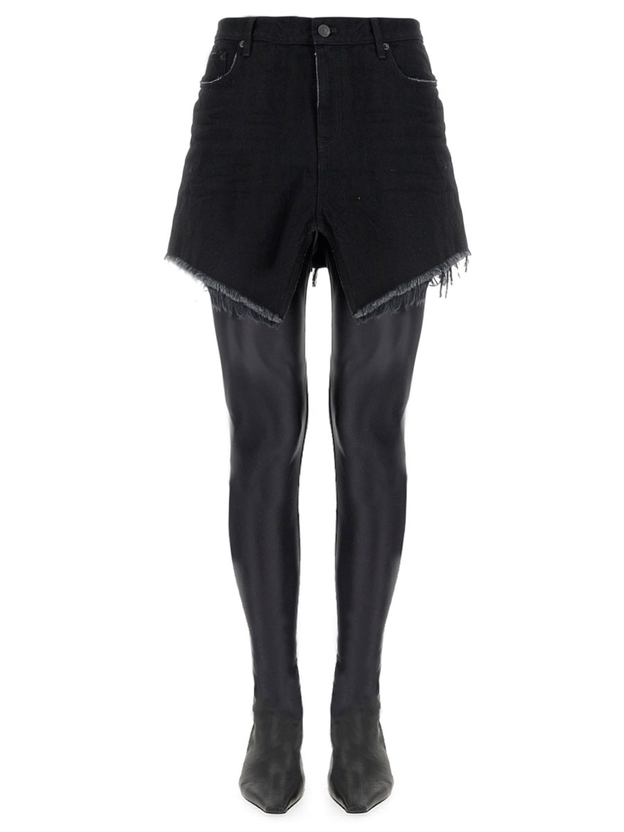 Balenciaga Skirts- BALENCIAGA Chic Women's Mini Skirt with Belt Loops Elegant Designer Casual Skirt