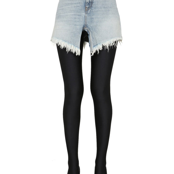 Balenciaga Skirts- BALENCIAGA Chic Women's Mini Skirt with Belt Loops Elegant Designer Casual Skirt