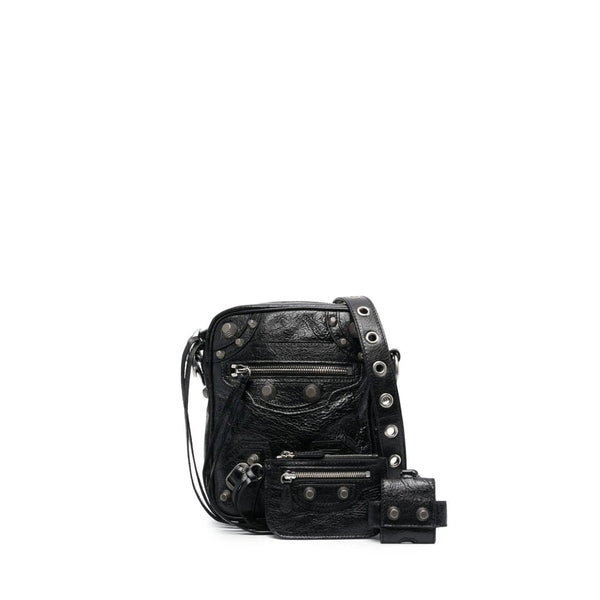 Balenciaga Bags? Balenciaga Black Messenger Bags Men Elegant Everyday Designer Handbag