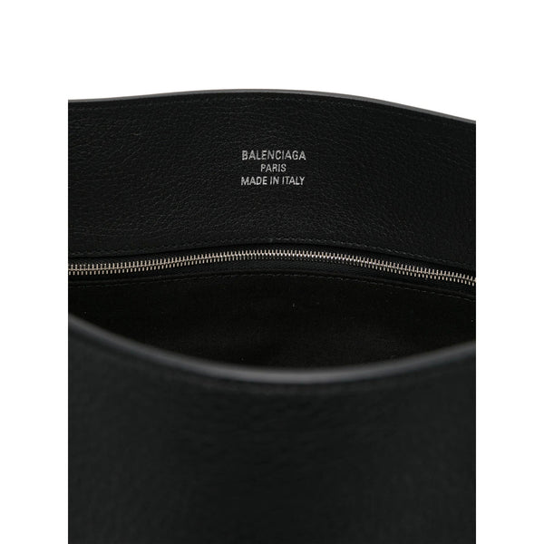 Balenciaga Bags- Balenciaga Black Shoulder Bags Men Luxury Designer Leather Handbag