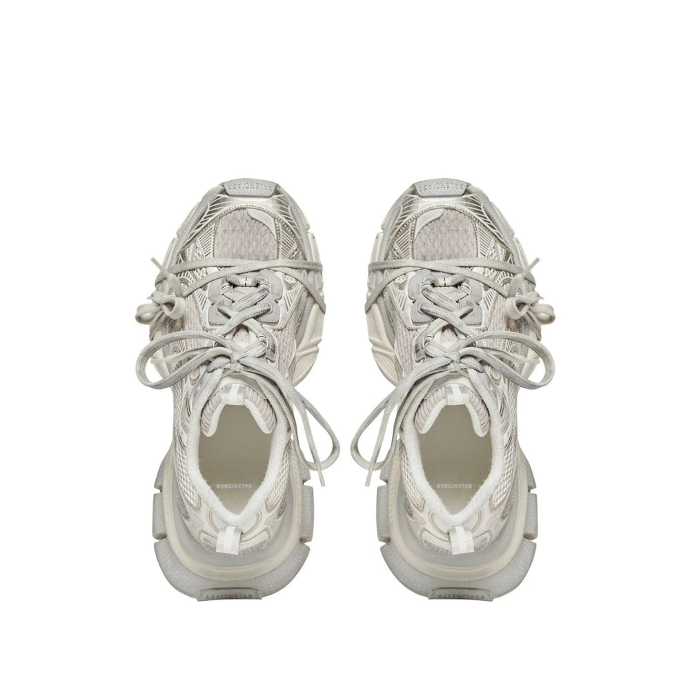 Close-up of Balenciaga athletic hardware and fine stitching