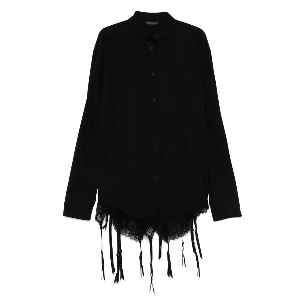 Balenciaga Tops- Balenciaga Black Tops - Shirts Women Elegant Everyday Designer Top