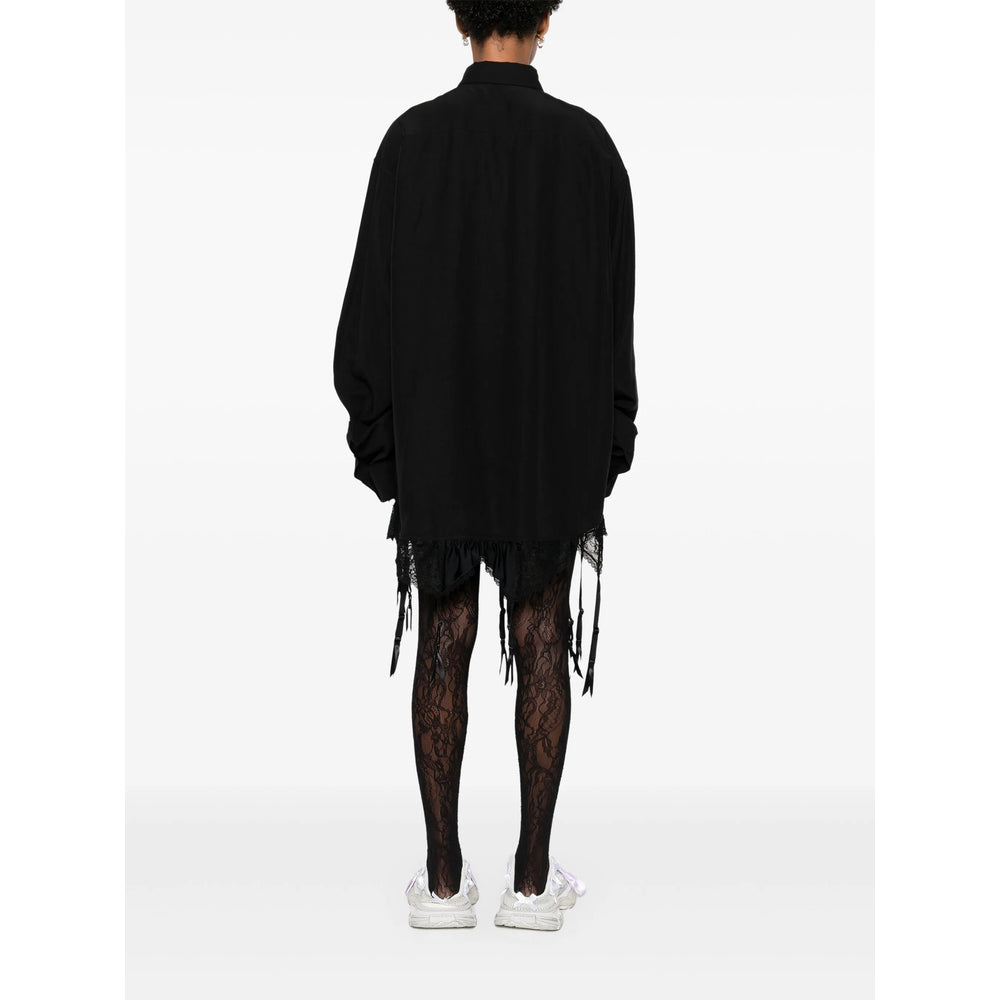 Balenciaga Tops? Balenciaga Black Tops - Shirts Women Elegant Everyday Designer Top