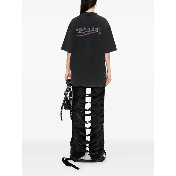 Balenciaga Jeans- Balenciaga Black Denim - Straight-Leg Jeans Women Premium Designer Denim Jeans