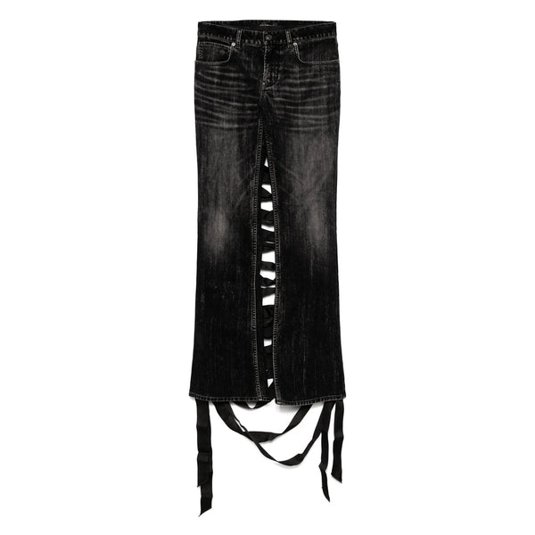 Balenciaga Jeans- Balenciaga Black Denim - Straight-Leg Jeans Women Premium Designer Denim Jeans