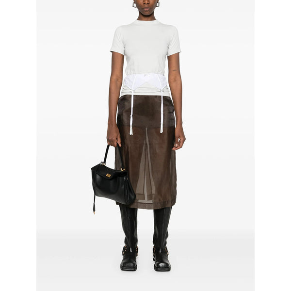 Balenciaga T-Shirts- Balenciaga Grey Tops - T-Shirts & Jerseys Women Casual Everyday Designer Tee