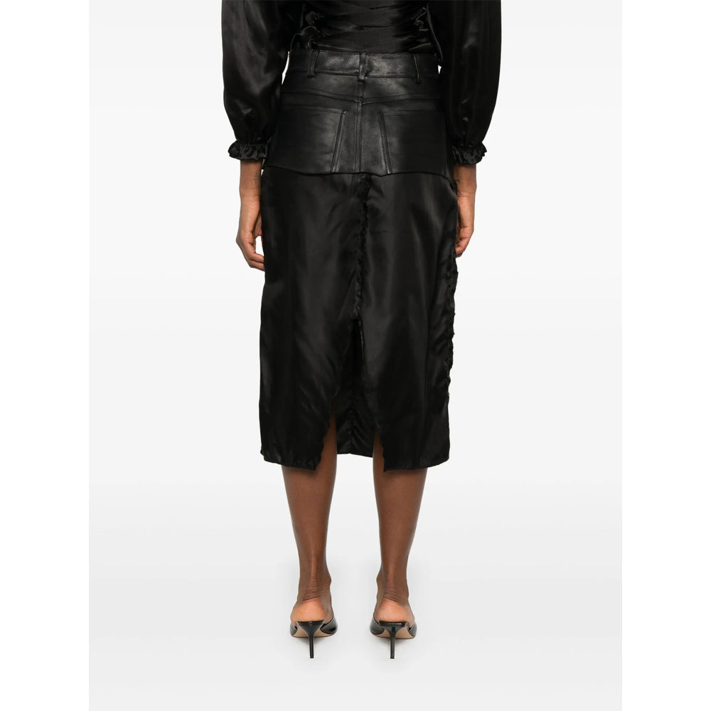 Balenciaga premium skirts detail and craftsmanship close-up