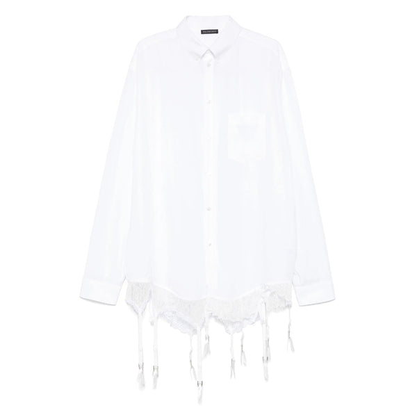 Balenciaga Tops? Balenciaga White Tops - Shirts Women Elegant Everyday Designer Top