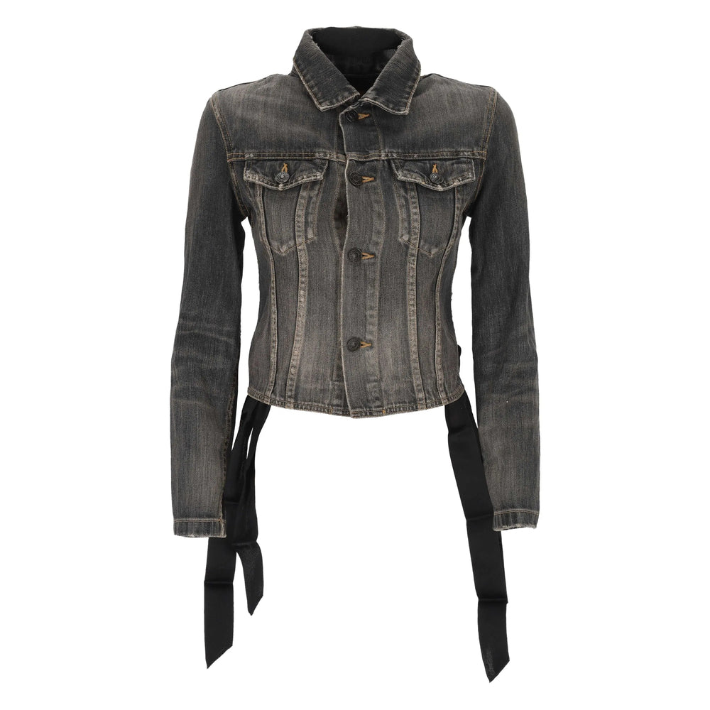 Balenciaga Jackets- Balenciaga Grey Jackets - Denim Jackets Women Premium Casual Designer Jacket