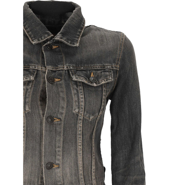Balenciaga Jackets? Balenciaga Grey Jackets - Denim Jackets Women Premium Casual Designer Jacket