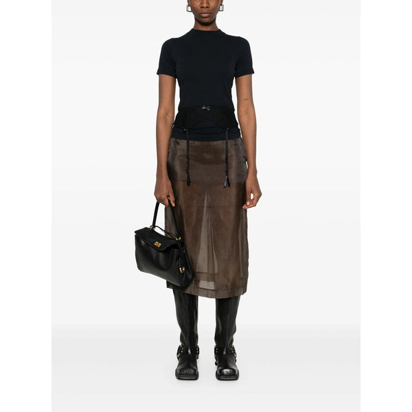 Balenciaga T-Shirts- Balenciaga Blue Tops - T-Shirts & Jerseys Women Casual Everyday Designer Tee
