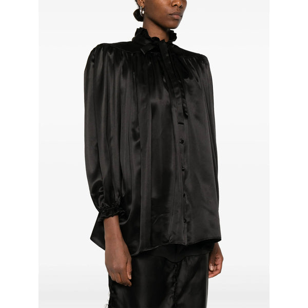 Balenciaga Tops- Balenciaga Black Tops - Shirts Women Elegant Everyday Designer Top