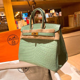 Close-up detail of refined bag design