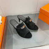 Hermes shoes Style 209 - texture and material detail