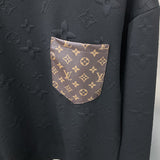 Front view of Louis Vuitton luxury clothing with runway-inspired design