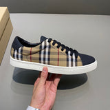 Burberry shoes Style 089 - front view, statement logo accent
