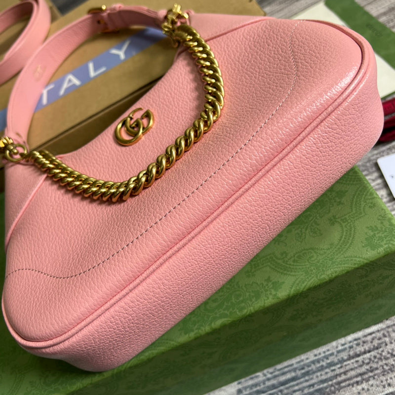 Back view of statement signature women's handbag – women's luxury accessory