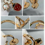 Angled view of Van Cleef & Arpels unisex jewelry piece