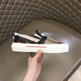 Refined Vegan Leather Shoes - Everyday Versatile Build | Women's Statement Footwear #1397 - hardware and detail close-up (image 5) of designer-inspired shoes