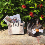 Interior view of effortless premium bag
