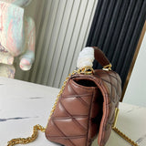  Sophisticated shoulder bag carried on shoulder
