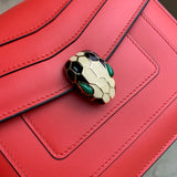 Timeless Vegan Leather Handbag - Polished Finish | Women's Fashion Handbag #1679 - styled full view (image 7) of designer-inspired handbag
