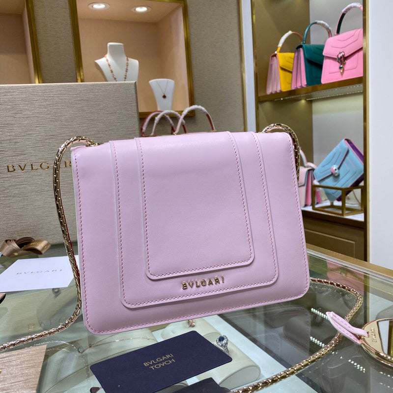 Statement Premium PU Leather Handbag - Modern Structured Build | Women's Luxury Handbag #1774 - back view (image 4) of designer-inspired handbag