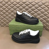 Gucci crisp white luxury sneakers view 4 low-top design