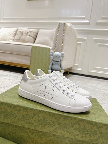 Gucci crisp white luxury sneakers view 11 everyday casual design