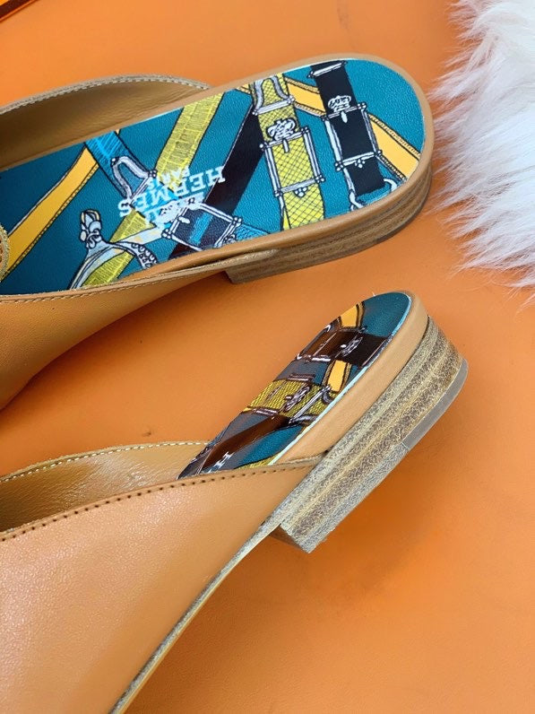 Hermes shoes Style 394 - angled studio shot