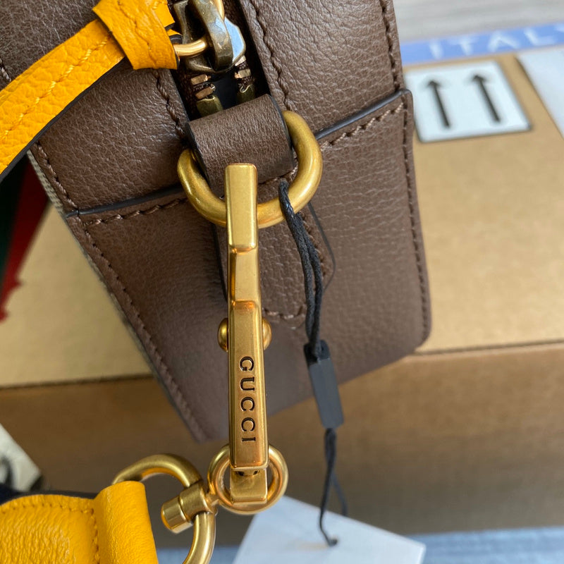 Styled lifestyle shot of signature modern women's handbag – women's designer-style accessory