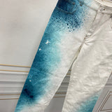 Full styled look of Louis Vuitton luxury clothing with signature branding