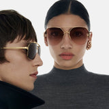 Side view of Cartier unisex sunglasses