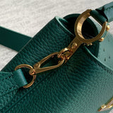 Sleek structured bag carried on shoulder 52