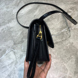 Timeless Faux Leather Handbag - Sleek Minimalist Lines | Women's Fashion Handbag #717 - back view (image 4) of designer-inspired handbag