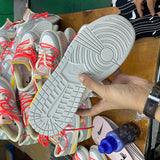 Nike neutral cream luxury sneakers view 6 breathable knit upper
