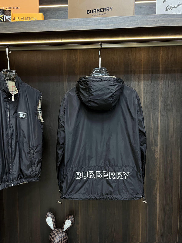 Burberry clothing close-up — premium authentic designer style